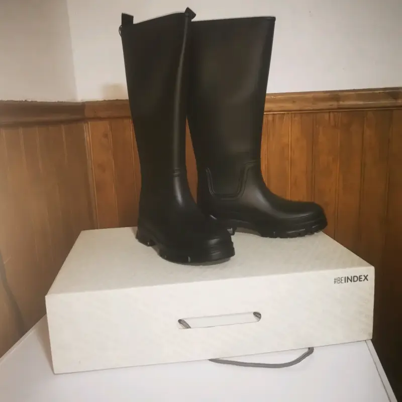 Botas de goma negras talla 36 para mujer - 2