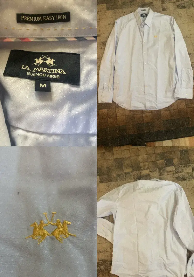 Camisa La Martina blanca premium easy iron - 1