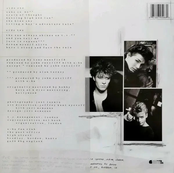 Vinilo A-ha Hunting High and Low - 3