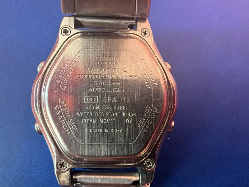 Reloj Casio Edifice  Countdown timer - 3