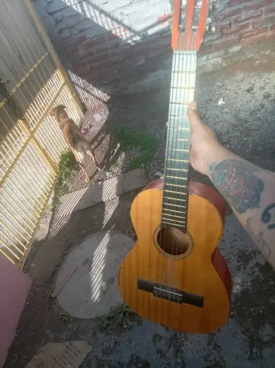 Guitarra clásica de madera en buen estado - miniatura 3