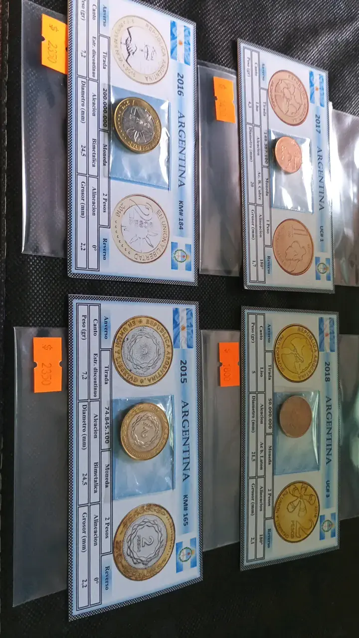 Monedas de Argentina 2015-2018 - 1