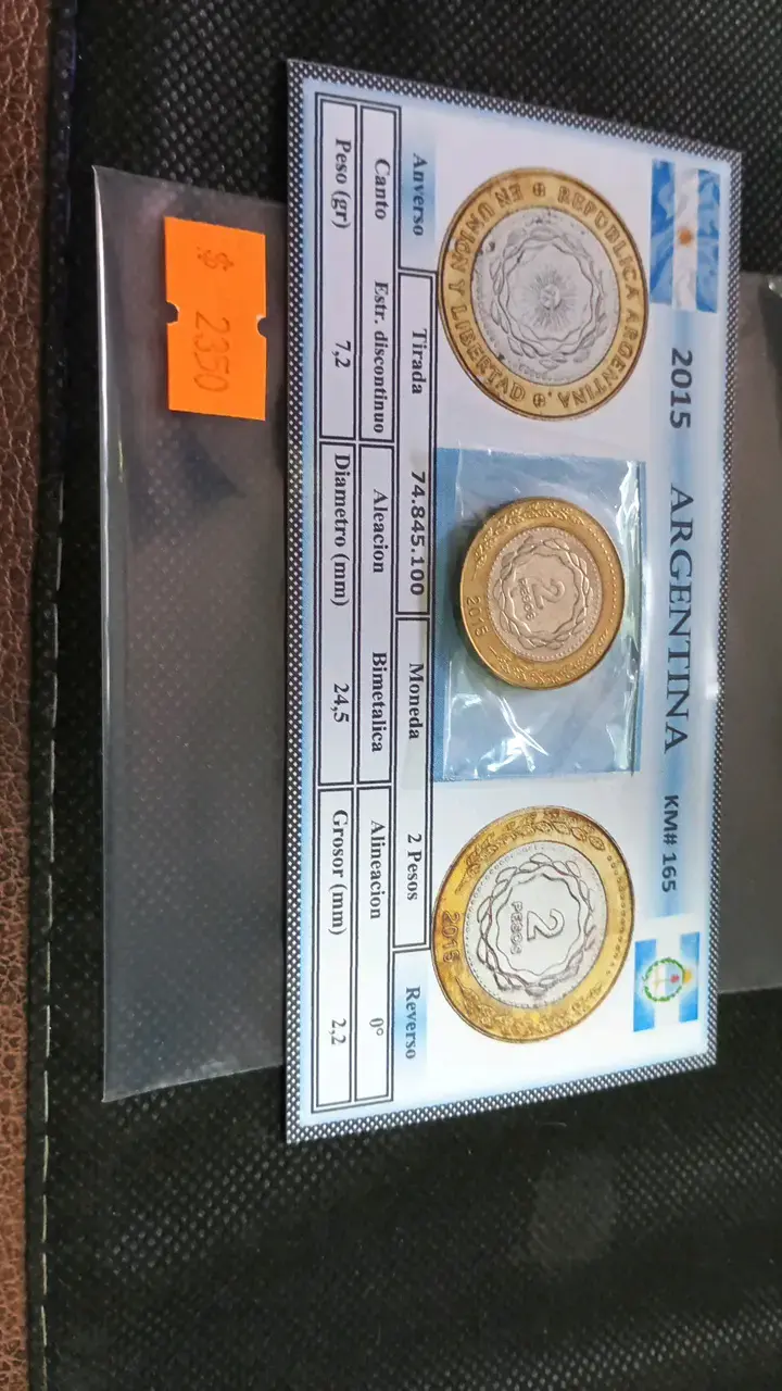 Monedas de Argentina 2015-2018 - 3