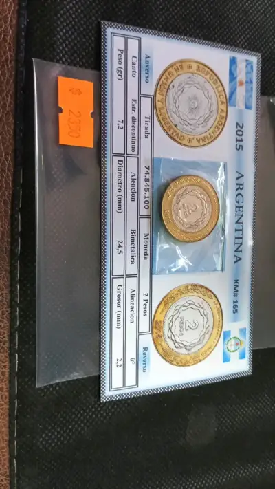 Monedas de Argentina 2015-2018 - miniatura 3