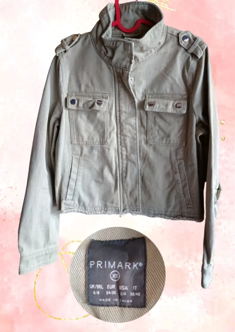 Chaqueta verde militar Primark para mujer - 1