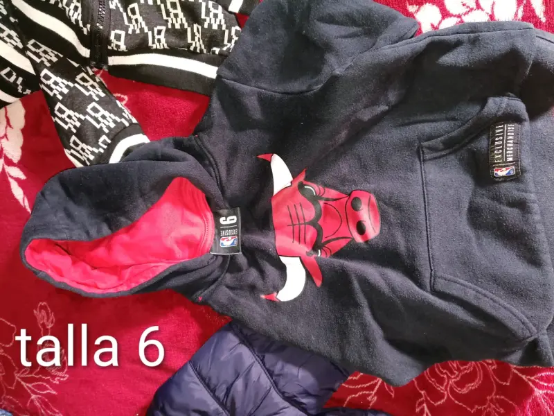Chaqueta acolchada azul para niño talla 3 - 2