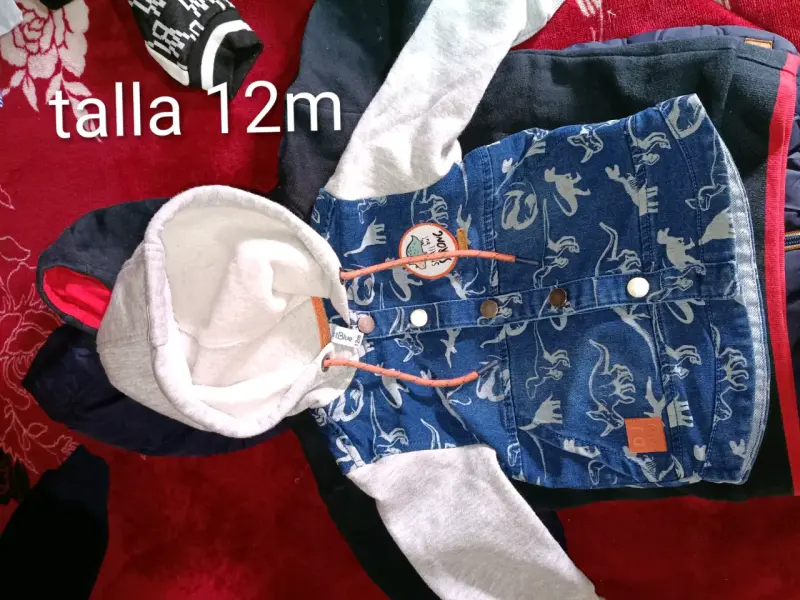 Chaqueta acolchada azul para niño talla 3 - 3