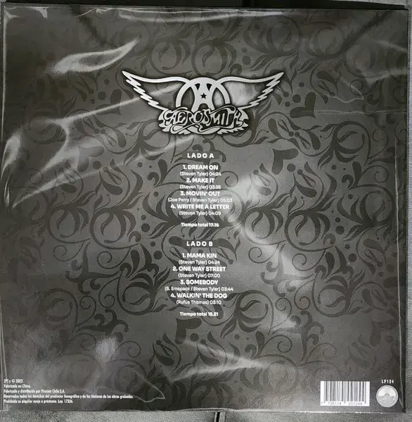 Vinilo de colección Aerosmith con portada icónica - 3