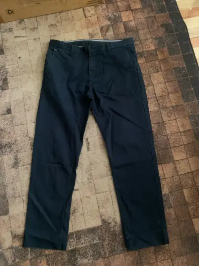 Pantalones de vestir azul marino Zara Man - miniatura 1