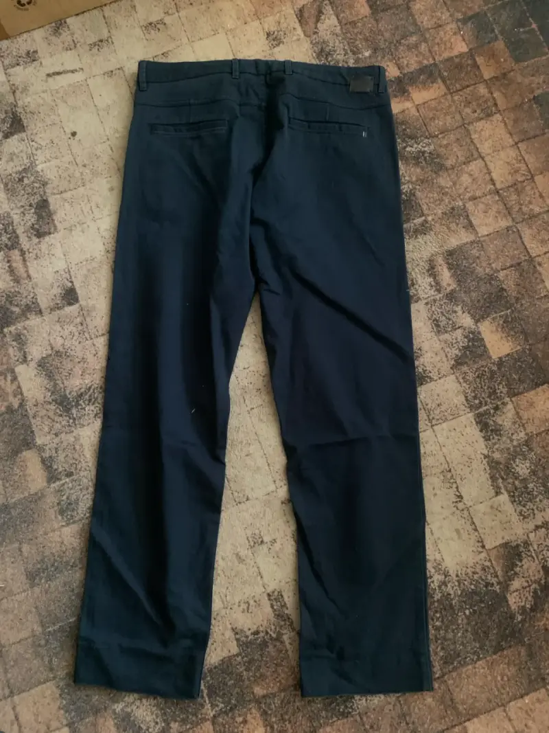 Pantalones de vestir azul marino Zara Man - 2