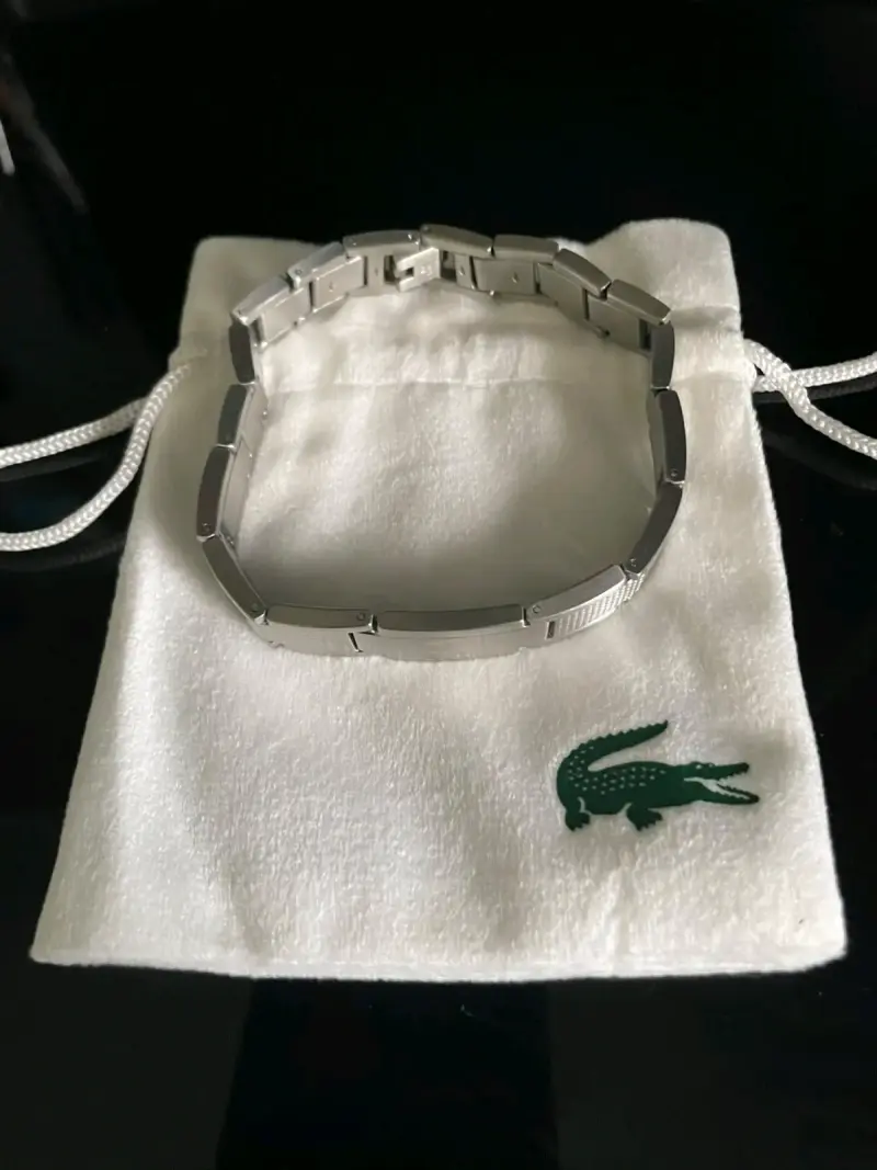 Pulsera de acero inoxidable Lacoste con estuche - 2