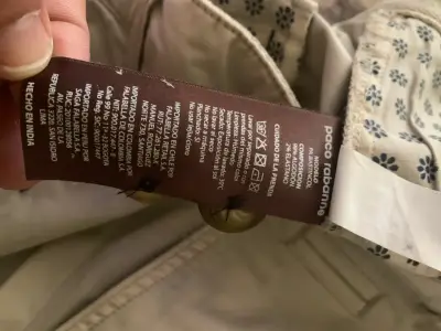 Pantalones beige Paco Rabanne modelo PA Bastincol - miniatura 4