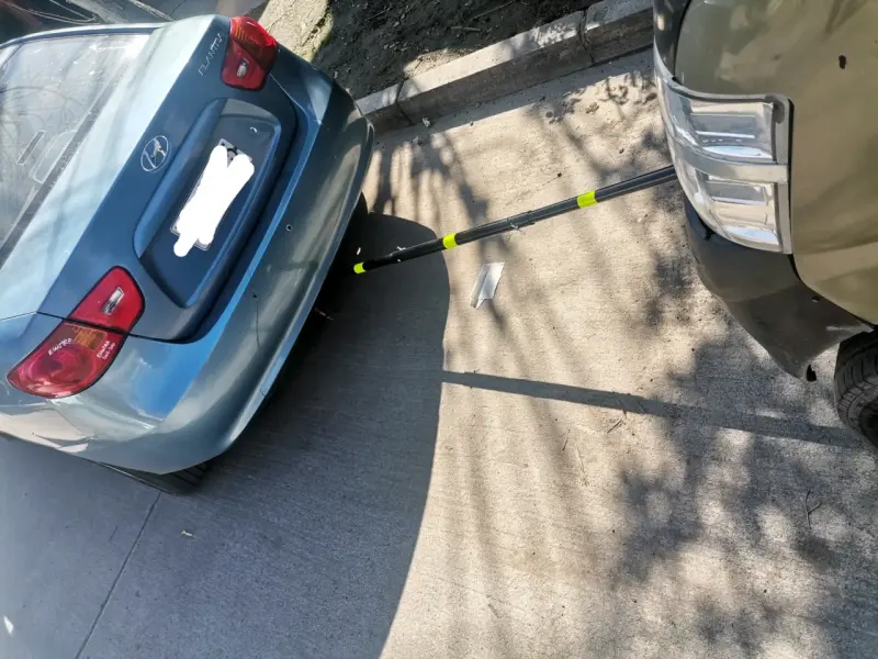 Barra o lanza de remolque telescópica para autos - 3