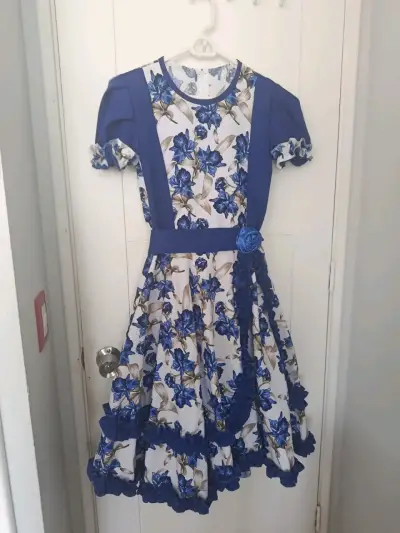 Vestido cueca azul talla S - miniatura 1