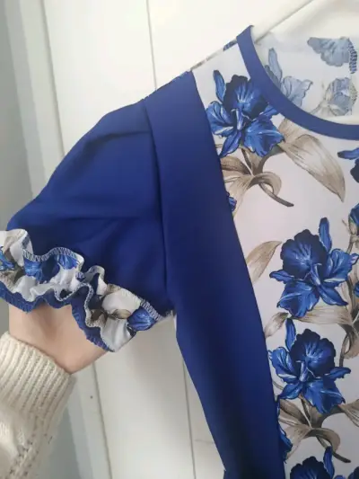 Vestido cueca azul talla S - miniatura 3