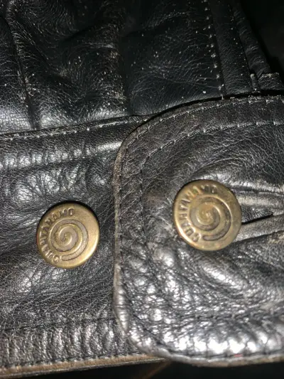 Chaqueta de cuero negra Guantanamo para hombre - miniatura 4