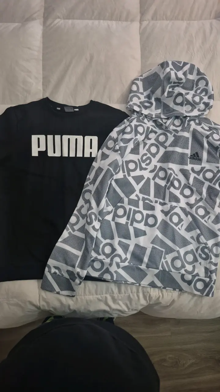 Lote de poleras y polerones Adidas y Puma para hombre - 2