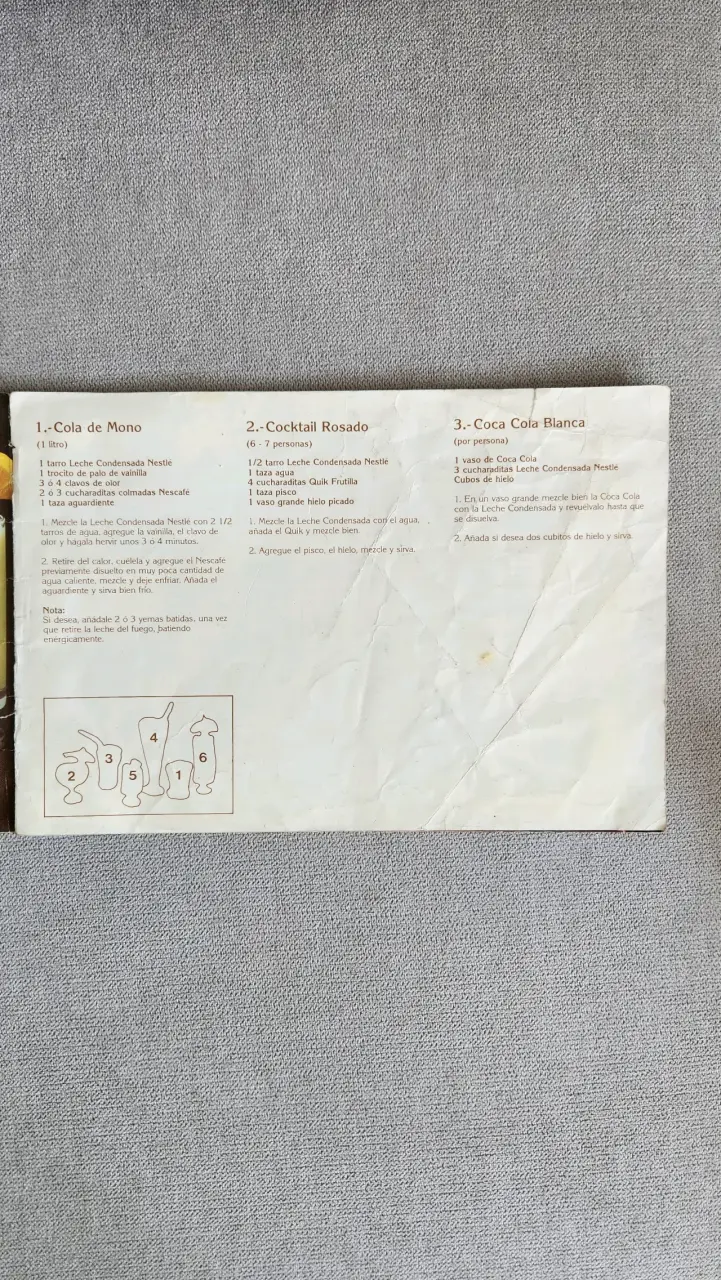 Recetario vintage de Leche Condensada Nestlé - 3
