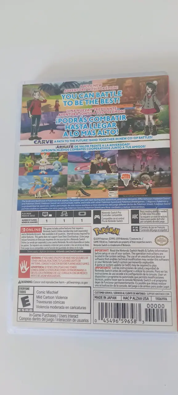 Juego Pokémon Sword para Nintendo Switch - 2