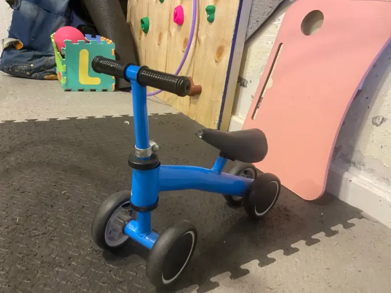 Triciclo para niños azul - 2