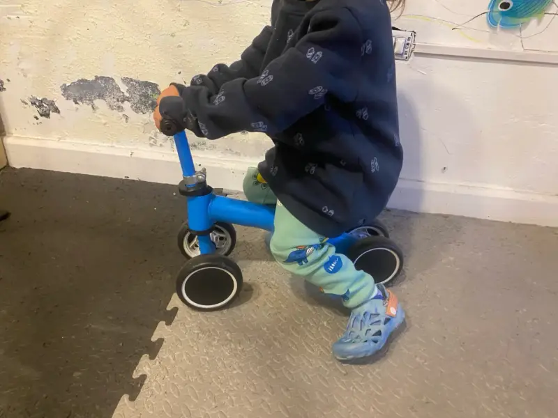 Triciclo para niños azul - 3