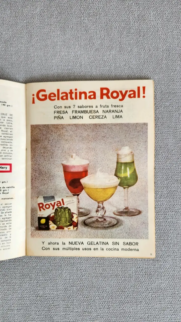 Recetario vintage polvos Royal - 2