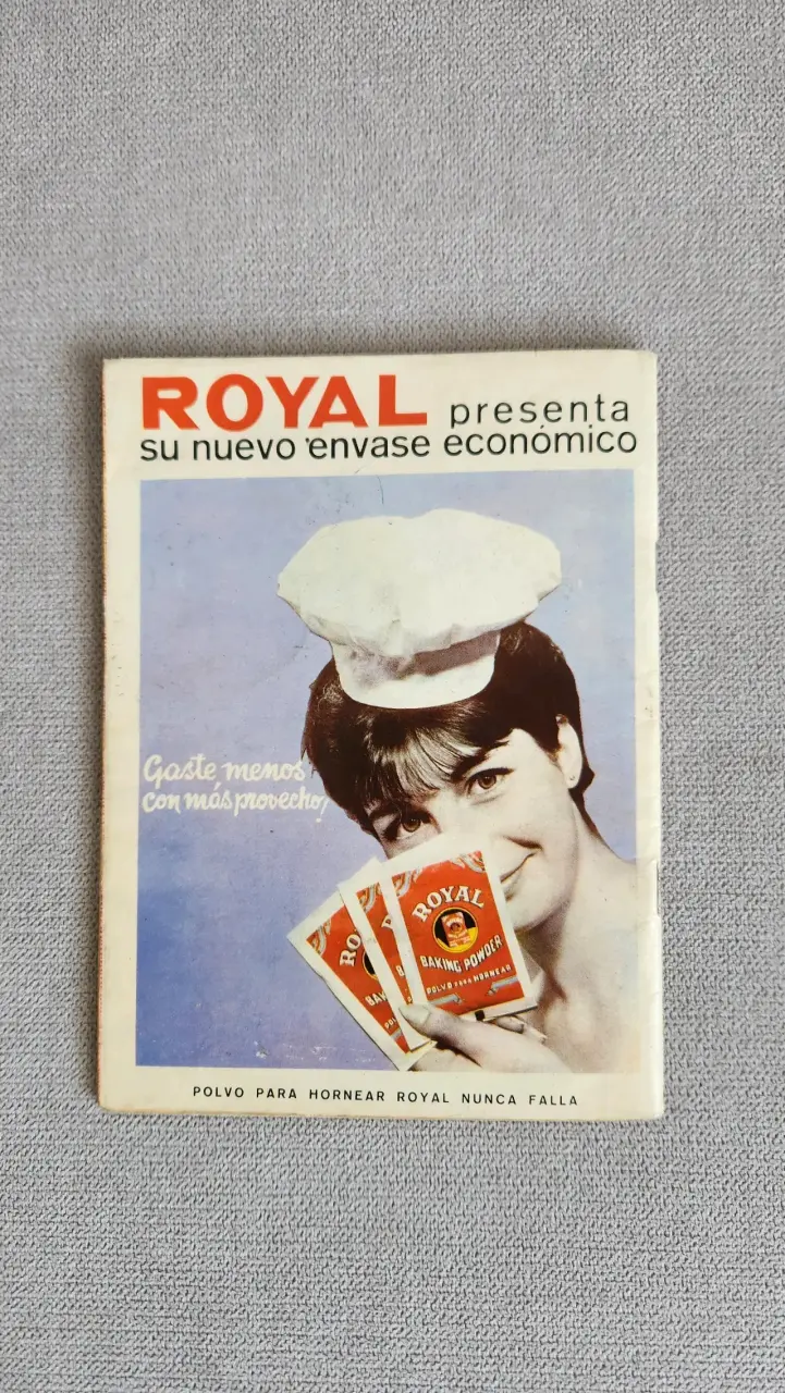 Recetario vintage polvos Royal - 5
