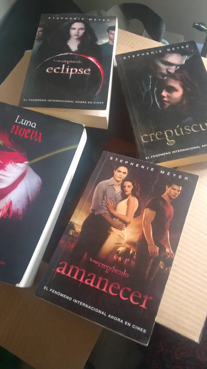 Libros saga crepúsculo
