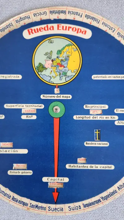 Rueda Educativa Europa Vintage - miniatura 2