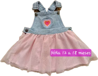 Vestido niña  NUEVO talla 12-18 meses - miniatura 1
