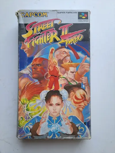 Street Fighter II Turbo Super Famicom japonés - miniatura 1