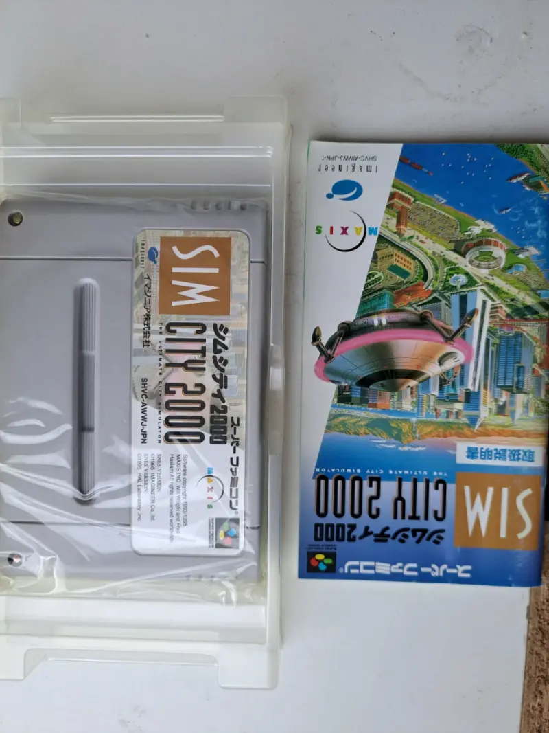 SimCity 2000 Super Famicom Japón - 3