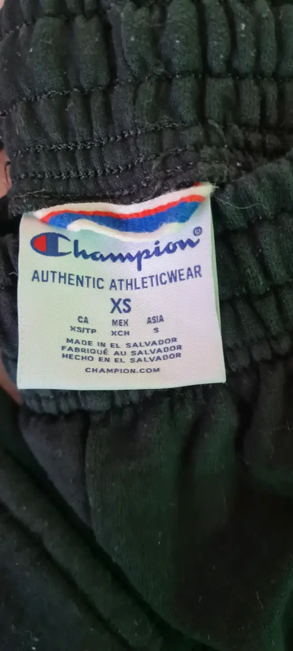 Pantalones deportivos negros Champion talla XS - 2