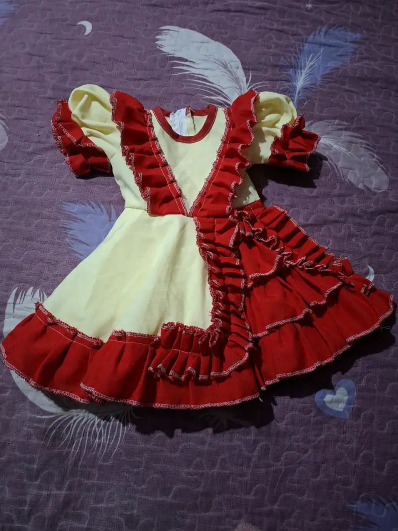 Vestido cueca talla 12 meses