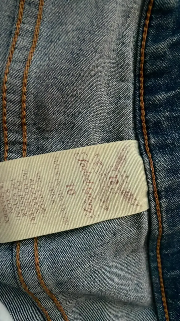Shorts de mezclilla azul para mujer - 2
