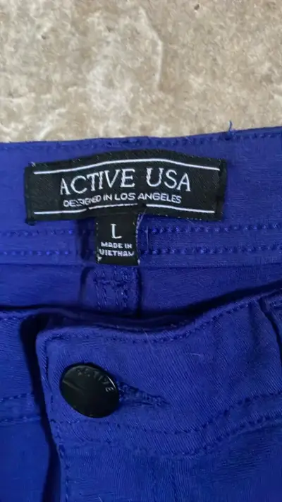 Shorts azules Active USA para mujer - miniatura 2