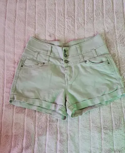 Shorts de mezclilla neige para mujer - miniatura 1