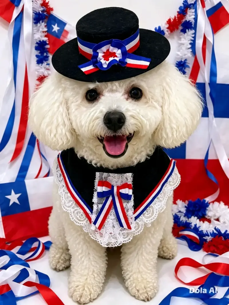 Disfraz de Huaso Chileno para Mascotas - 4
