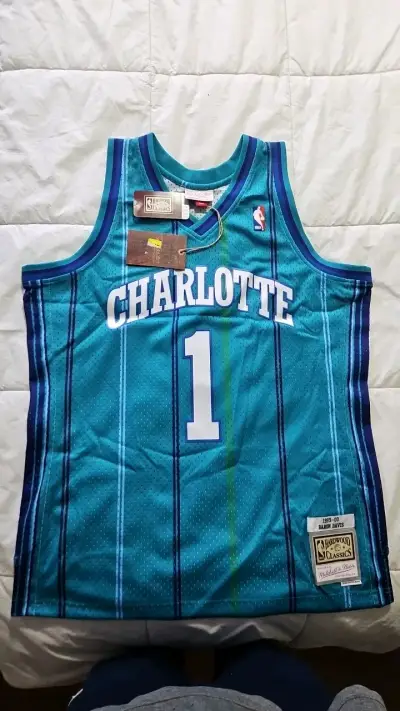 Camiseta original NBA Charlotte Hornets Baron Davi - miniatura 1