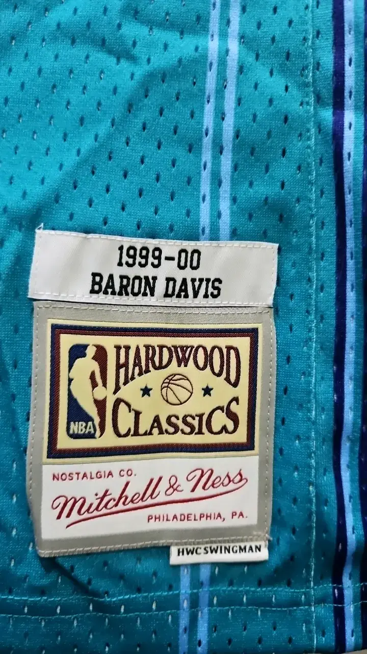 Camiseta original NBA Charlotte Hornets Baron Davi - 2