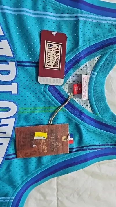 Camiseta original NBA Charlotte Hornets Baron Davi - miniatura 3