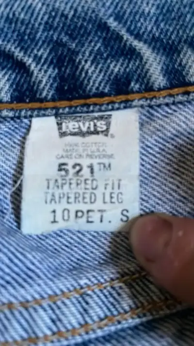 Jeans Levi's 521 Tapered Fit Azul - miniatura 3