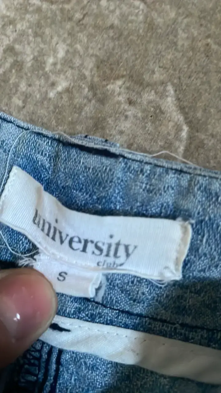 Jeans azules estampados University Club - 2
