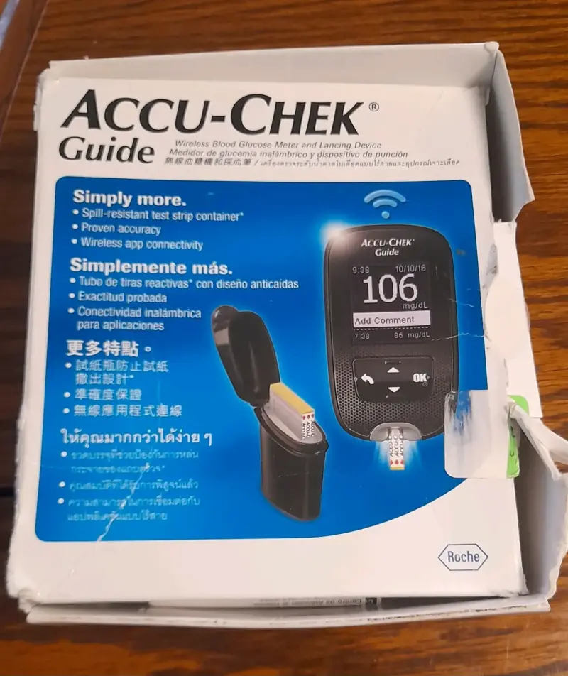 Medidor de Glucosa Inalámbrico Accu-Chek Guide