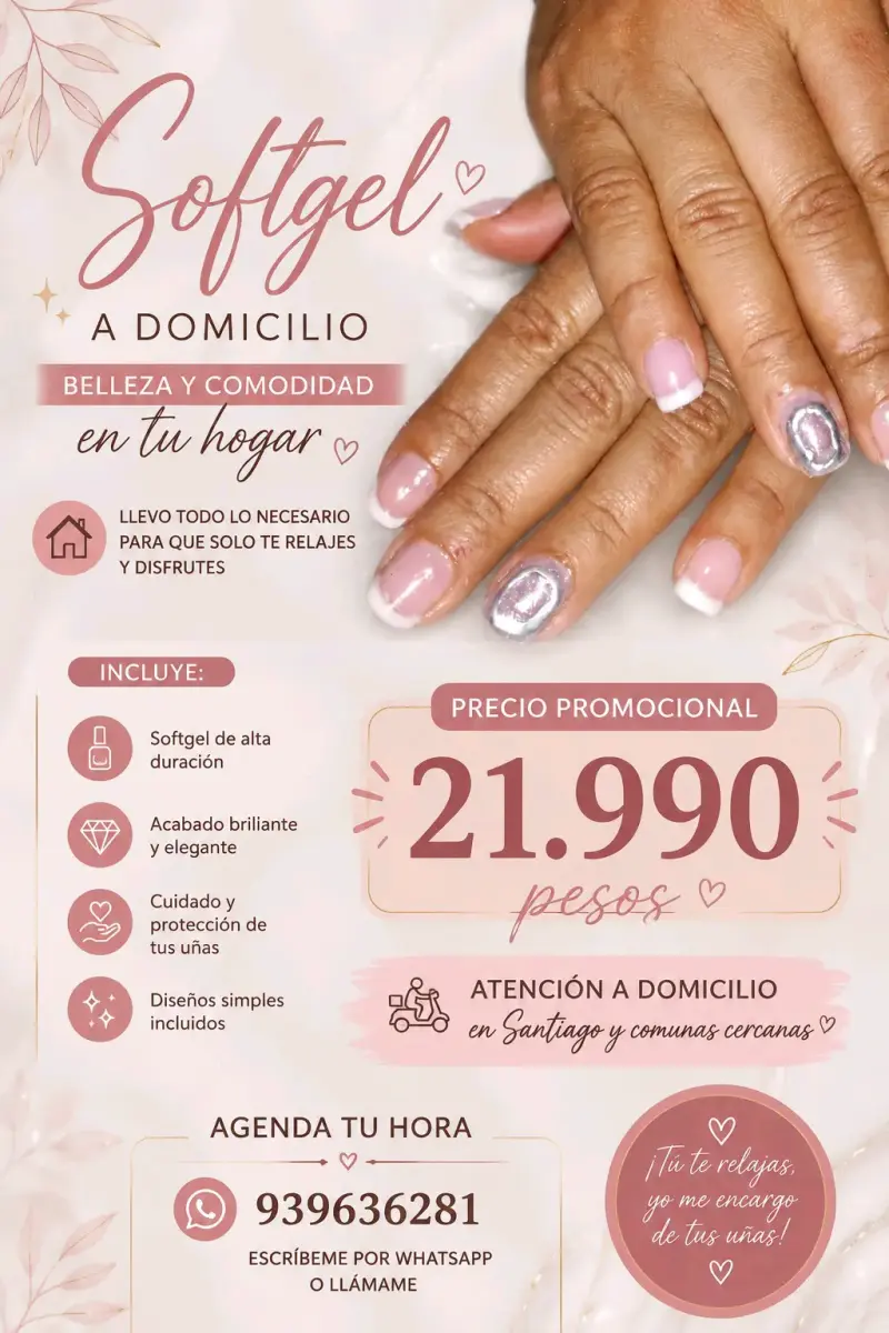 Servicios de belleza a domicilio en Santiago - 2