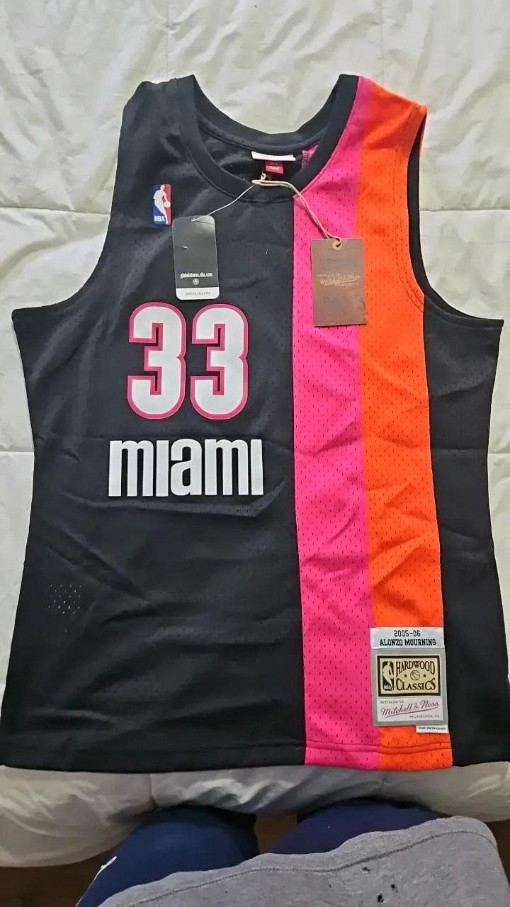 Camiseta original NBA Miami Alonzo Mourning - 1