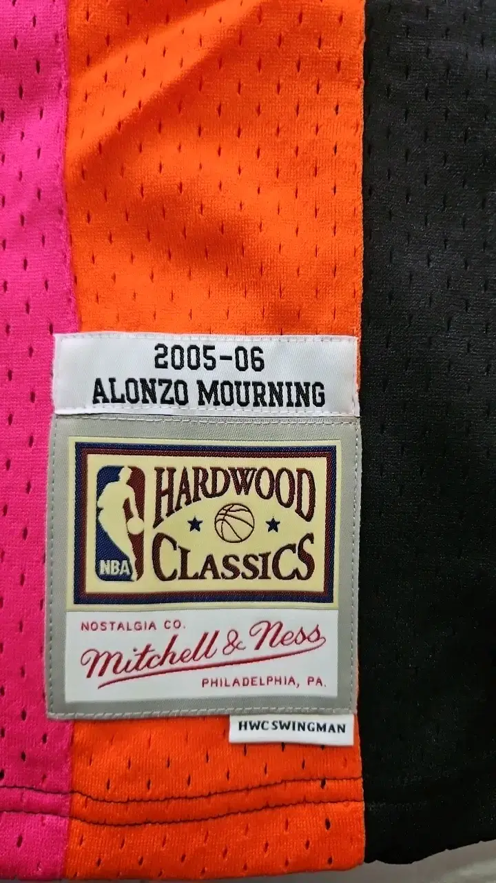 Camiseta original NBA Miami Alonzo Mourning - 2
