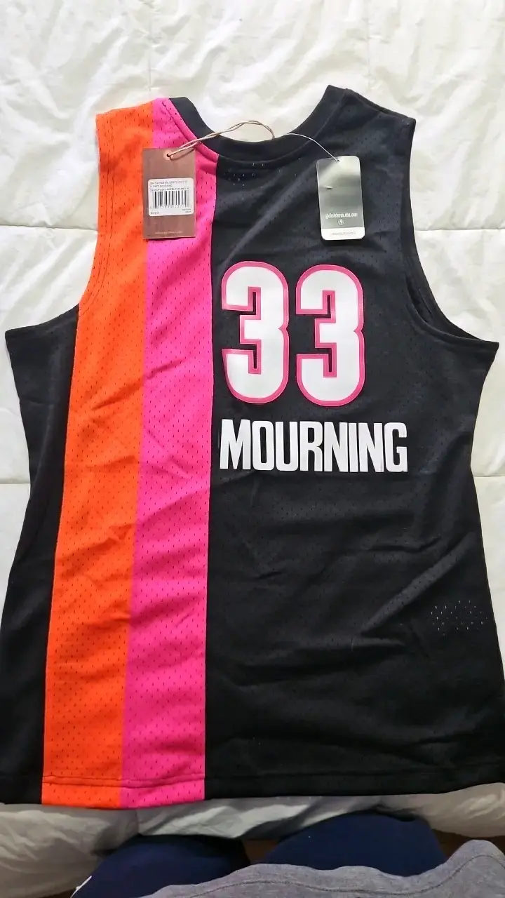Camiseta original NBA Miami Alonzo Mourning - 4