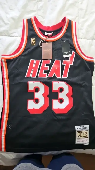 Camiseta NBA original Miami Alonzo Mourning - miniatura 1