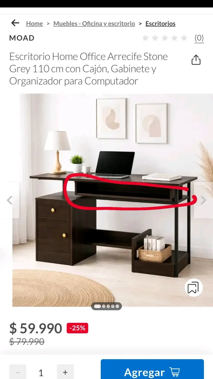 Escritorio Home Office Usado - 6